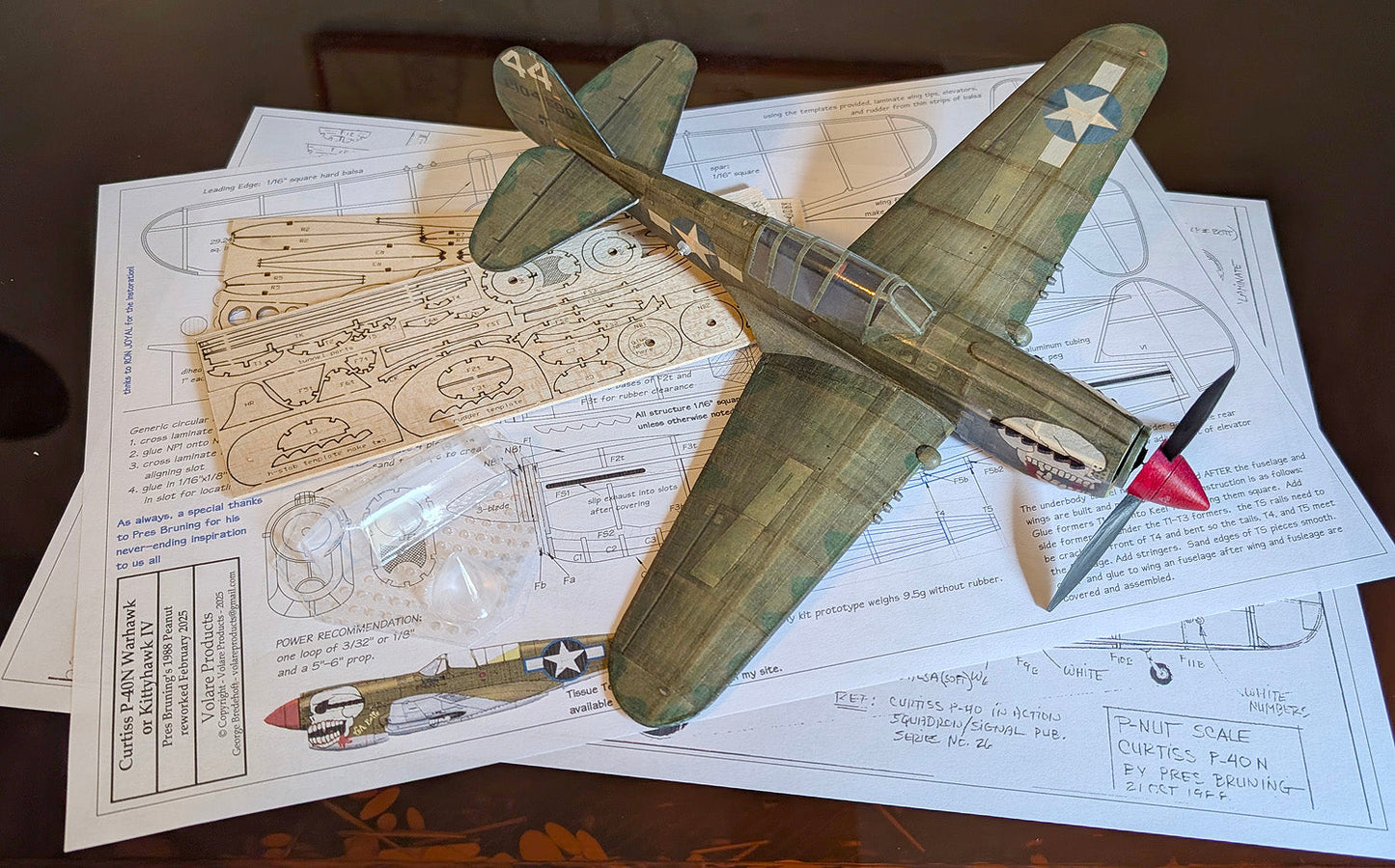 P-40N Warhawk PEANUT Short Kit