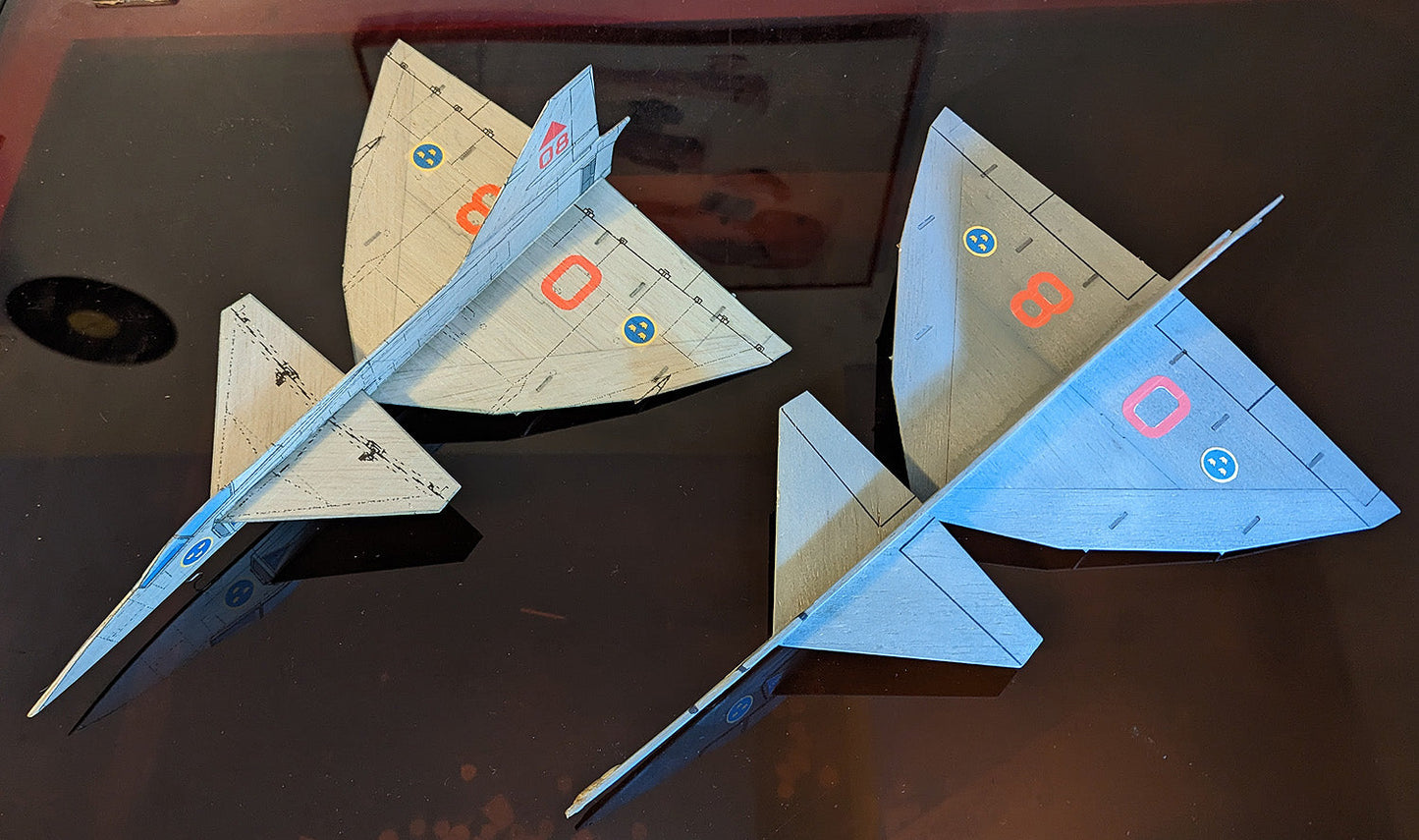 SAAB Viggen Jet Cat Laser Cut FULL Kit