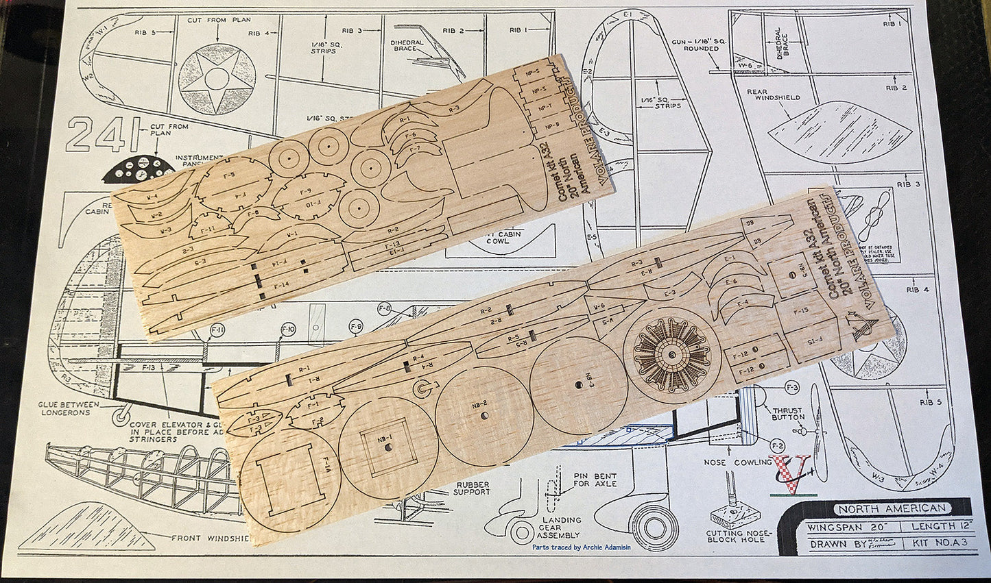 Comet's 20" span A32 - North American Short Kit