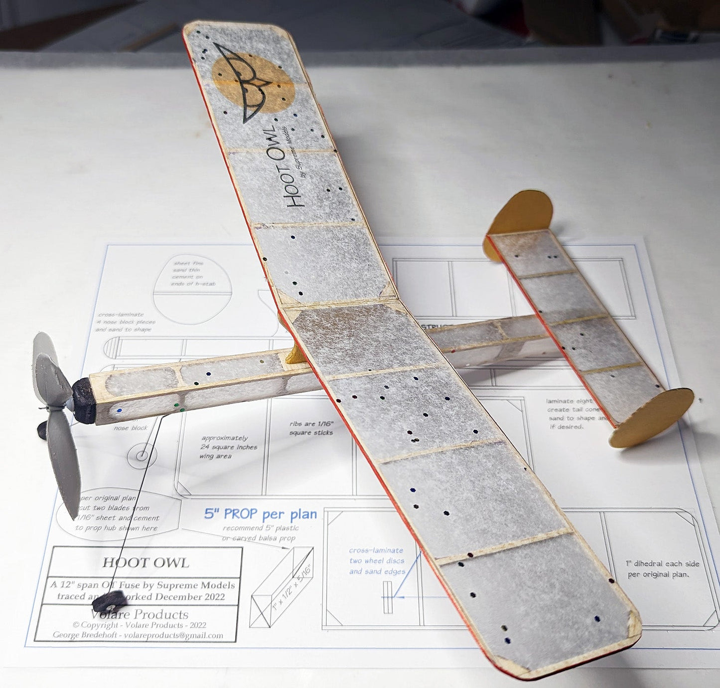 Hoot Owl OT Fuselage Short Kit