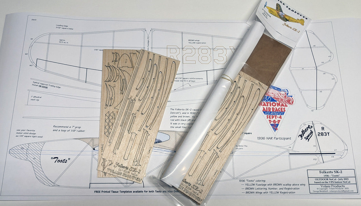 Folkerts SK-2 OUTDOOR NoCal SHORT KIT