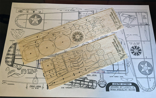 Comet's 20" span A35 - Vultee Attack Short Kit